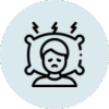 Ícono de osteopatía para mejorar el sueño y tratar el insomnio.